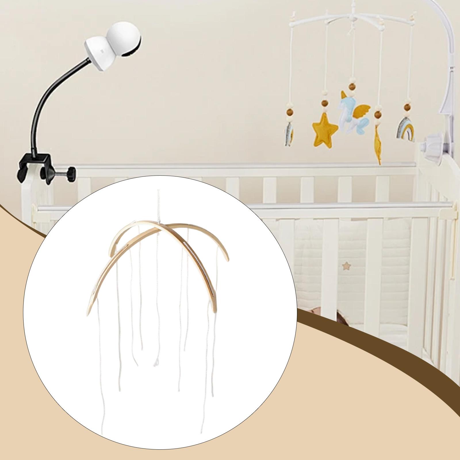 Baby Nursery Nurse - ベビーモバイル木製フレーム 寝室の装飾 保育園の装飾品 幼児のおもちゃ DIY装飾 ナースチャーム