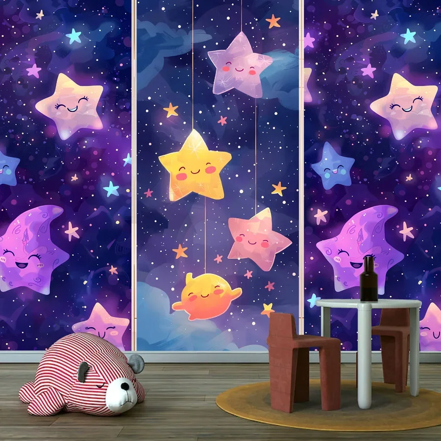 Baby Nursery Peel And Stick Wallpaper - 簡単に貼れる写真壁紙 ホームデコレーション 剥がして貼るだけの壁紙 リビングルーム 寝室 子供部屋