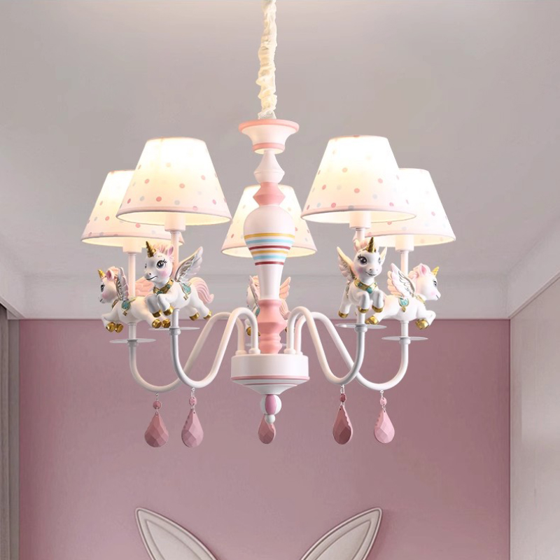 Baby Nursery Chandelier - 2025年 子供部屋用シャンデリア LED プリンセスルーム 女の子の寝室用ライト 北欧風