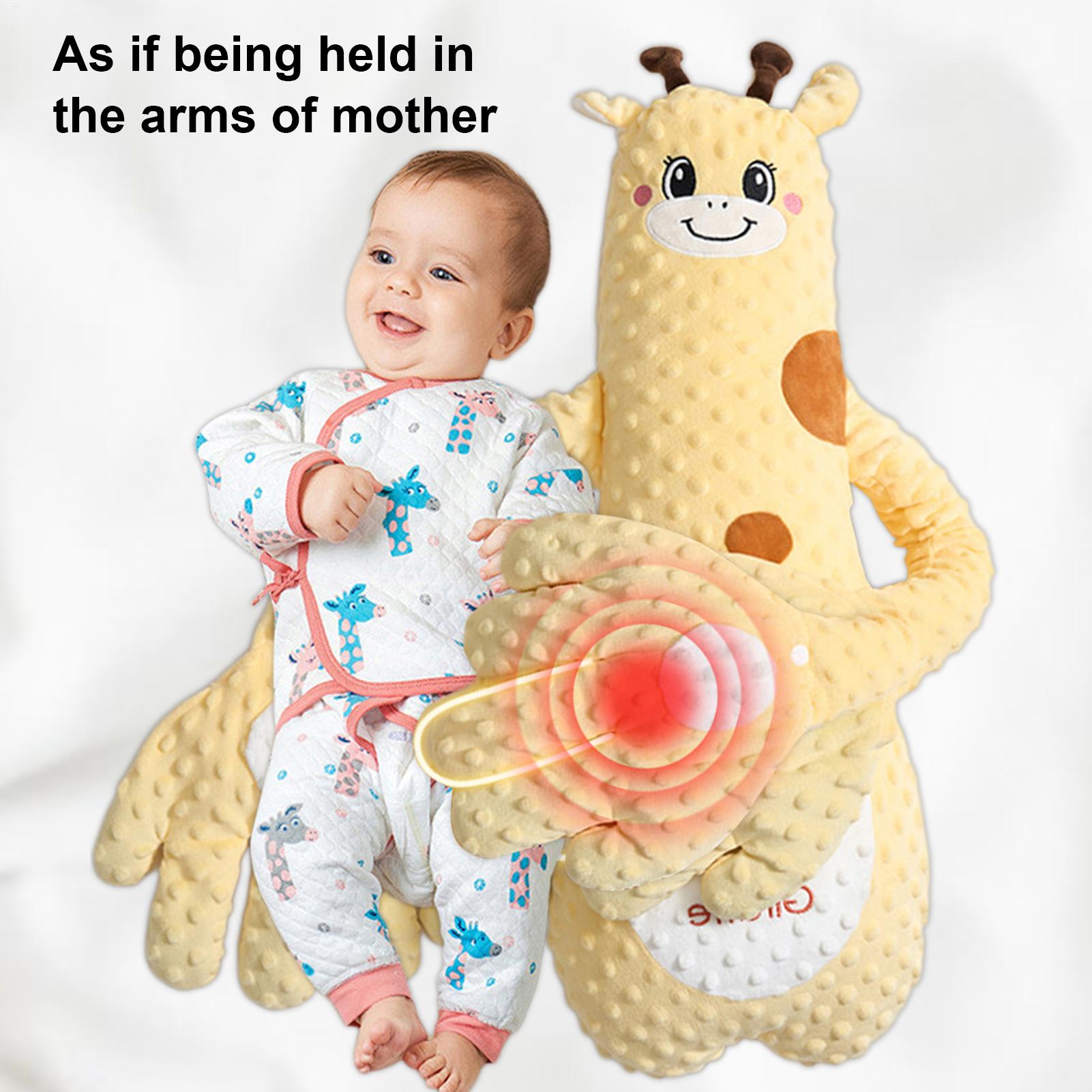 Baby Nursery Products - 赤ちゃんの睡眠用おもちゃ ベビーパッター 3つの調整可能なモード付き インタラクティブなぬいぐるみ型クッション 車の座席や保育園に最適な心地よい仲間