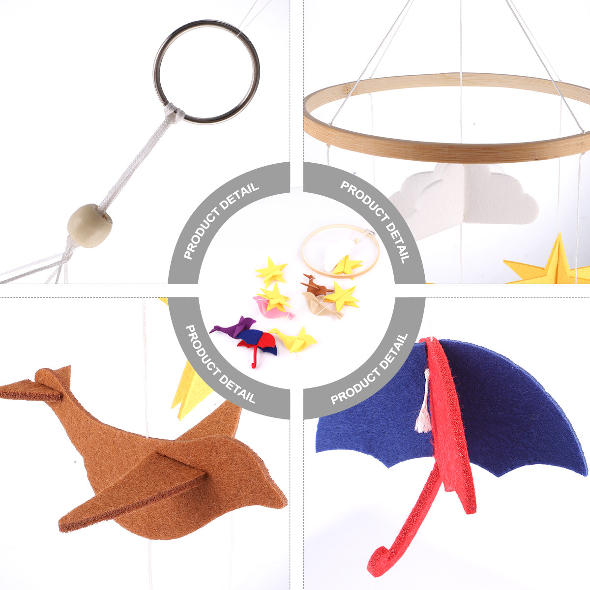 ベビーベッド用吊り下げ装飾品1個、プレミアム風鈴チャーム、フ - Baby Nursery Decor Boy のレビューと価格