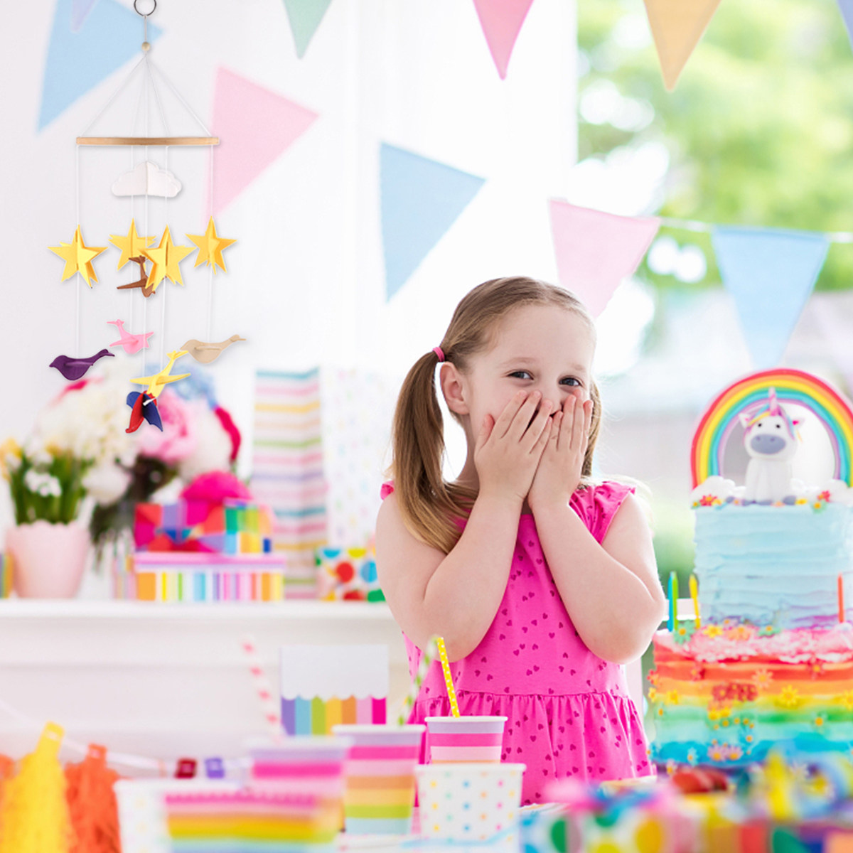 ベビーベッド用吊り下げ装飾品1個、プレミアム風鈴チャーム、フ - Baby Nursery Decor Boy のレビューと価格