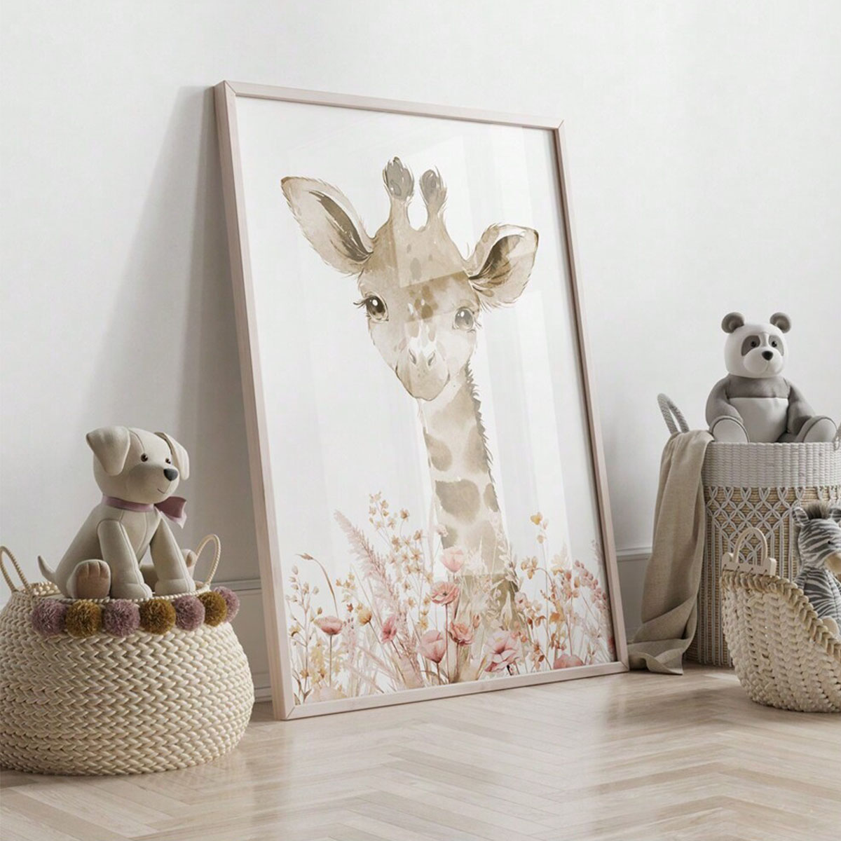 カスタムネーム付き保育園用ウォールアートセット、子供部屋の装 - Baby Nursery Prints のレビューと価格