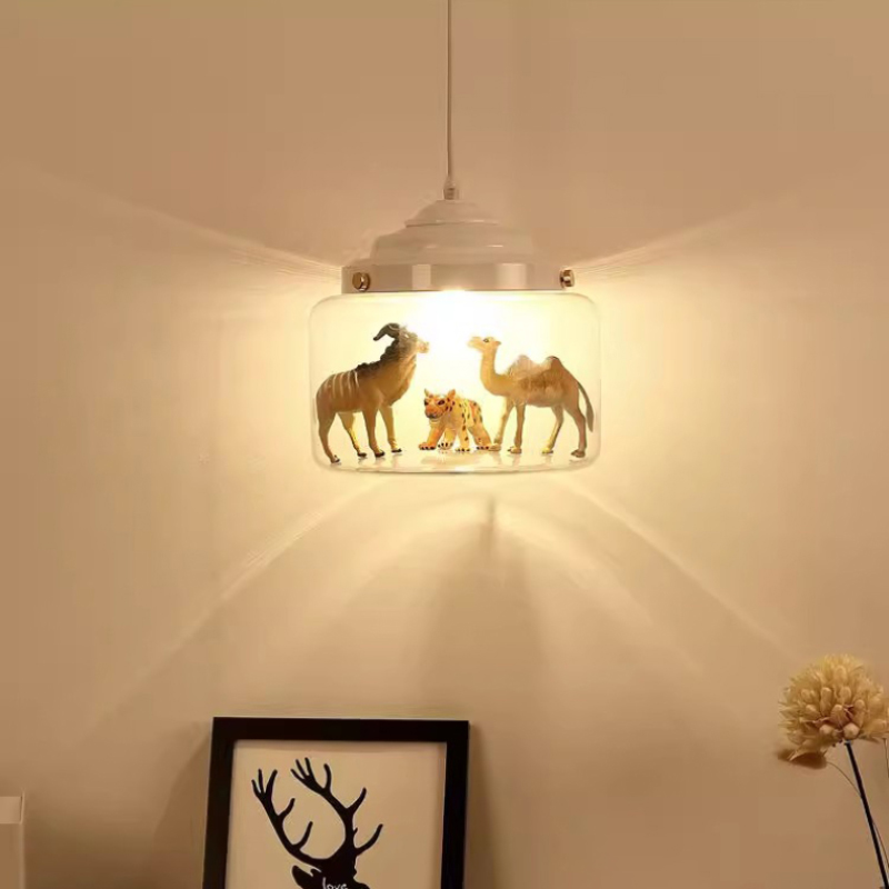 子供の動物ガラスのシャンデリア、子供部屋、保育園、男の子、女 - Baby Nursery Chandelier のレビューと価格