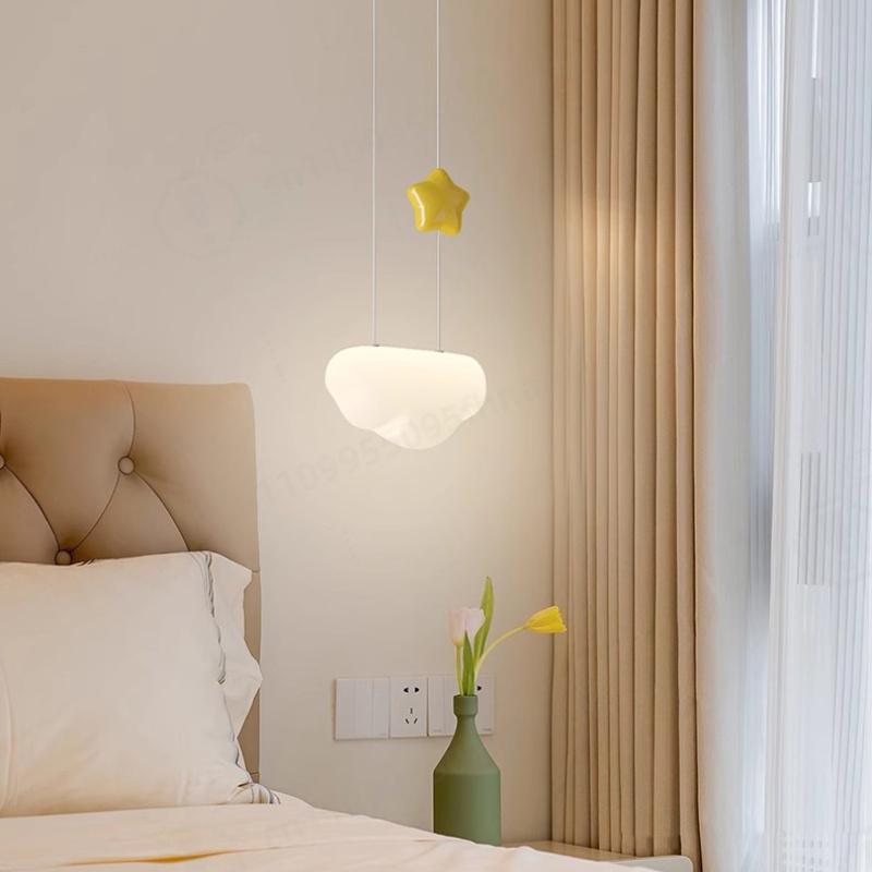 クラウドリトルシャンデリア子供部屋ベッドサイドランプミニマリ - Baby Nursery Chandelier のレビューと価格