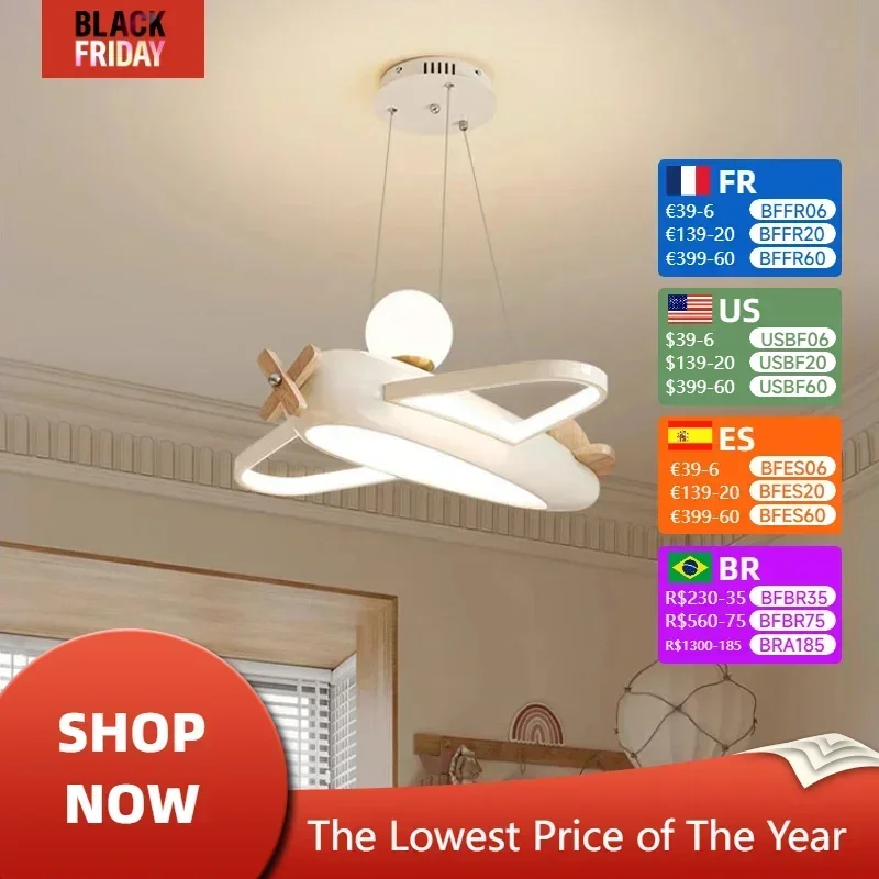 子供部屋用のモダンな飛行機の形をしたLEDシャンデリア,シン - Baby Nursery Chandelier のレビューと価格