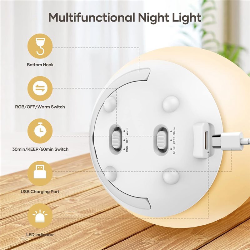 TKOH-Led アイケアベビーナイトライト エッグライト  - Baby Nursery Egg Light のレビューと価格
