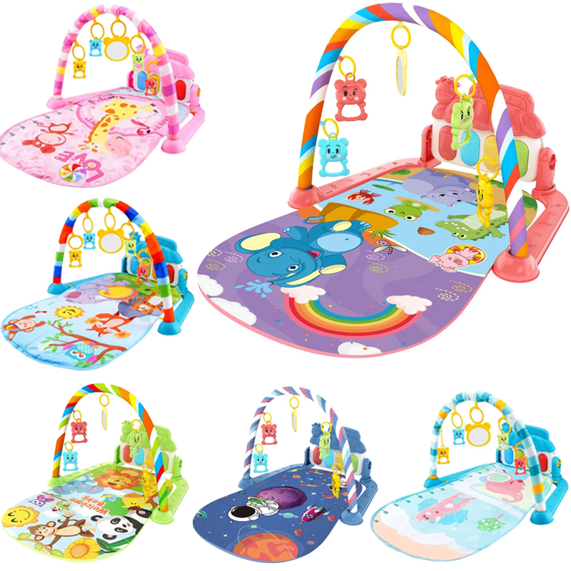 ベビーアクティビティジムラックミュージカル新生児ピアノキーボ - Baby Nursery Shelves のレビューと価格