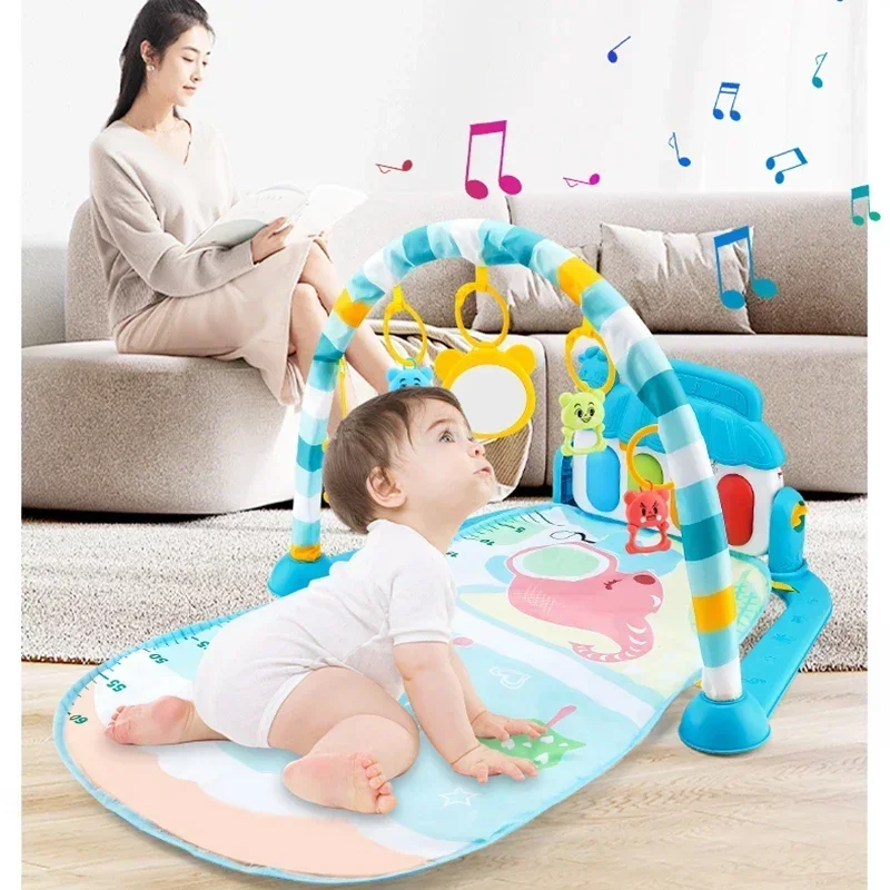 ベビーアクティビティジムラックミュージカル新生児ピアノキーボ - Baby Nursery Shelves のレビューと価格