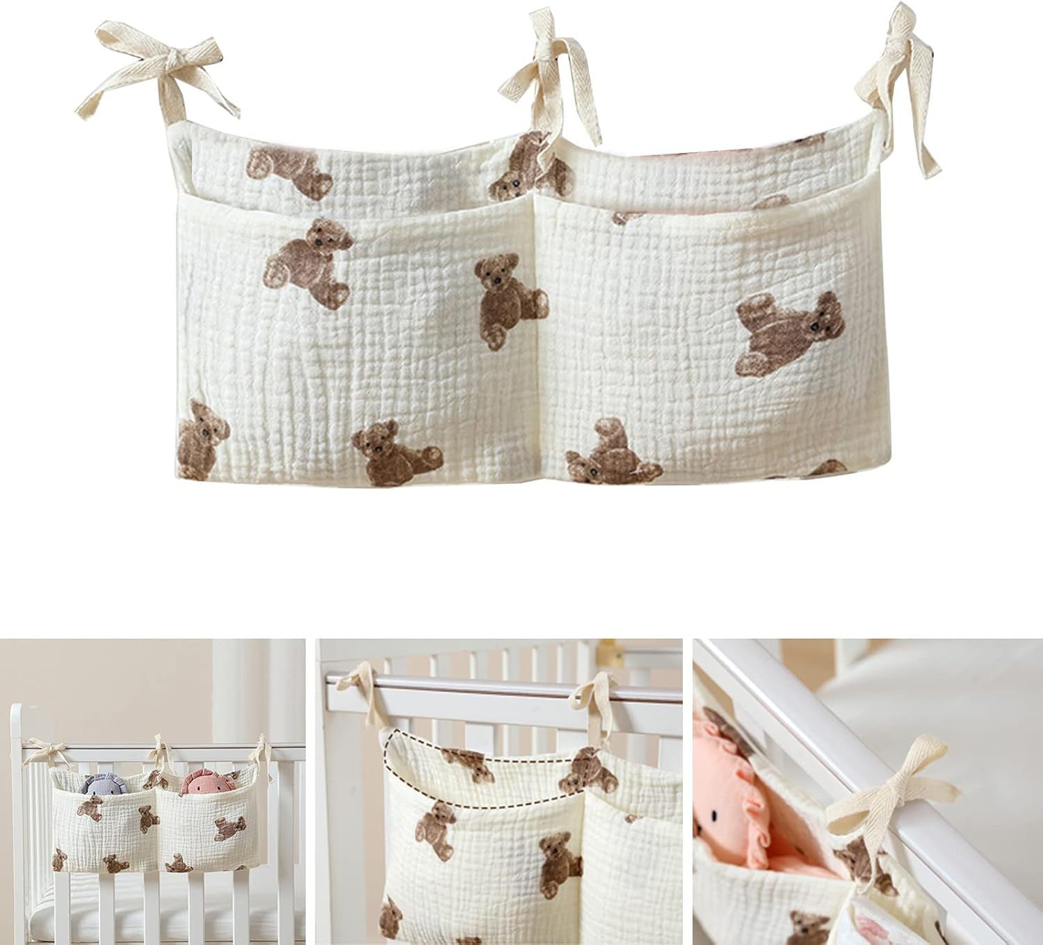 ベビーベッドオーガナイザーベビーベッドキャディベッド収納袋  - Baby Nursery Products のレビューと価格