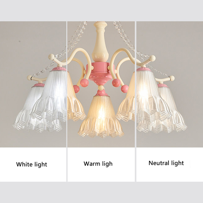 北欧子供部屋 LED シャンデリアライト PVC フラワーラ - Baby Nursery Chandelier のレビューと価格
