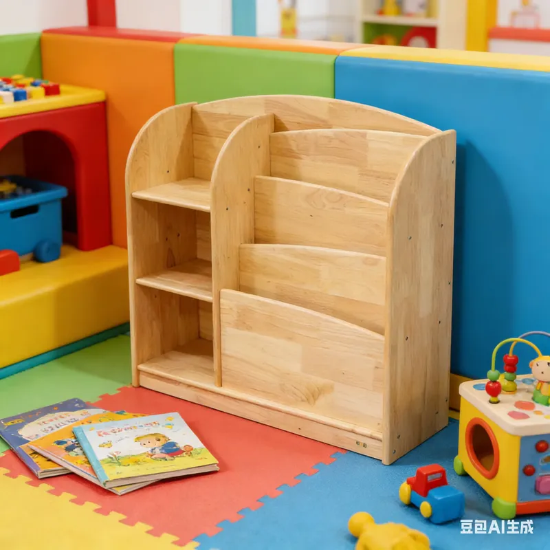無垢材製子供用収納キャビネット ベビー家具オーガナイザーラッ - Baby Nursery Shelves のレビューと価格