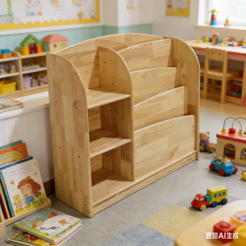無垢材製子供用収納キャビネット ベビー家具オーガナイザーラッ - Baby Nursery Shelves のレビューと価格