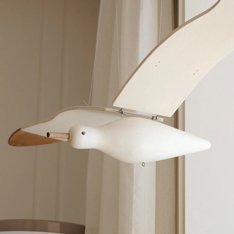木の鳥の形をしたクリエイティブな壁掛け,子供部屋,ホテルのア - Baby Nursery Products のレビューと価格