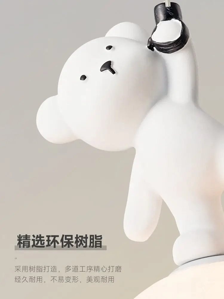 クマランプ漫画保育園ベッドサイドペンダント樹脂子供の寝室吊り - Baby Nursery Decor Boy のレビューと価格