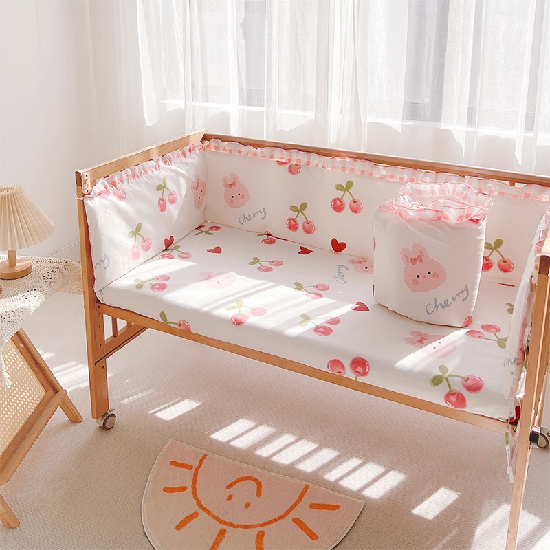 5 個ベビーベッド寝具セット女の子ベビー寝具ベビーベッドセッ - Baby Nursery Decor Boy のレビューと価格