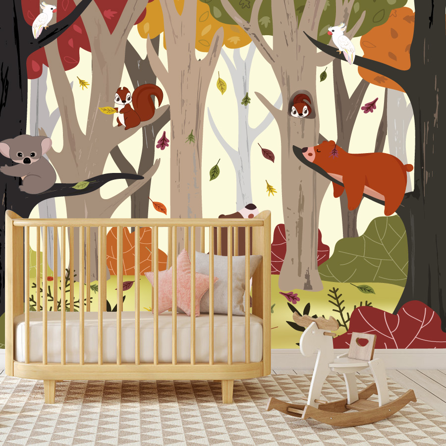 25+枚のカスタムピールアンドスティック壁紙、リビングルーム - Baby Nursery Peel And Stick Wallpaper のレビューと価格
